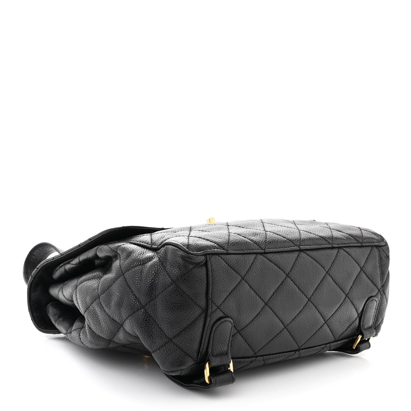 Caviar Quilted Backpack Black