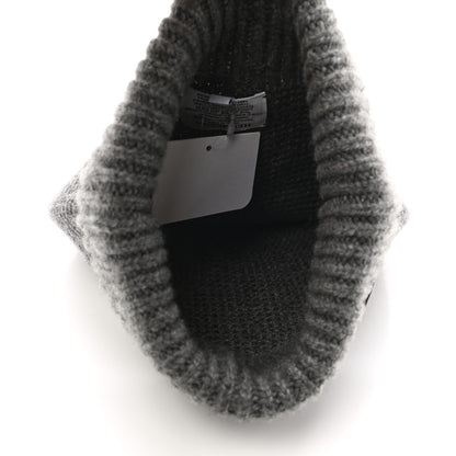 Hermes Cashmere Beanie Hat M Gris Chine 4 of 5