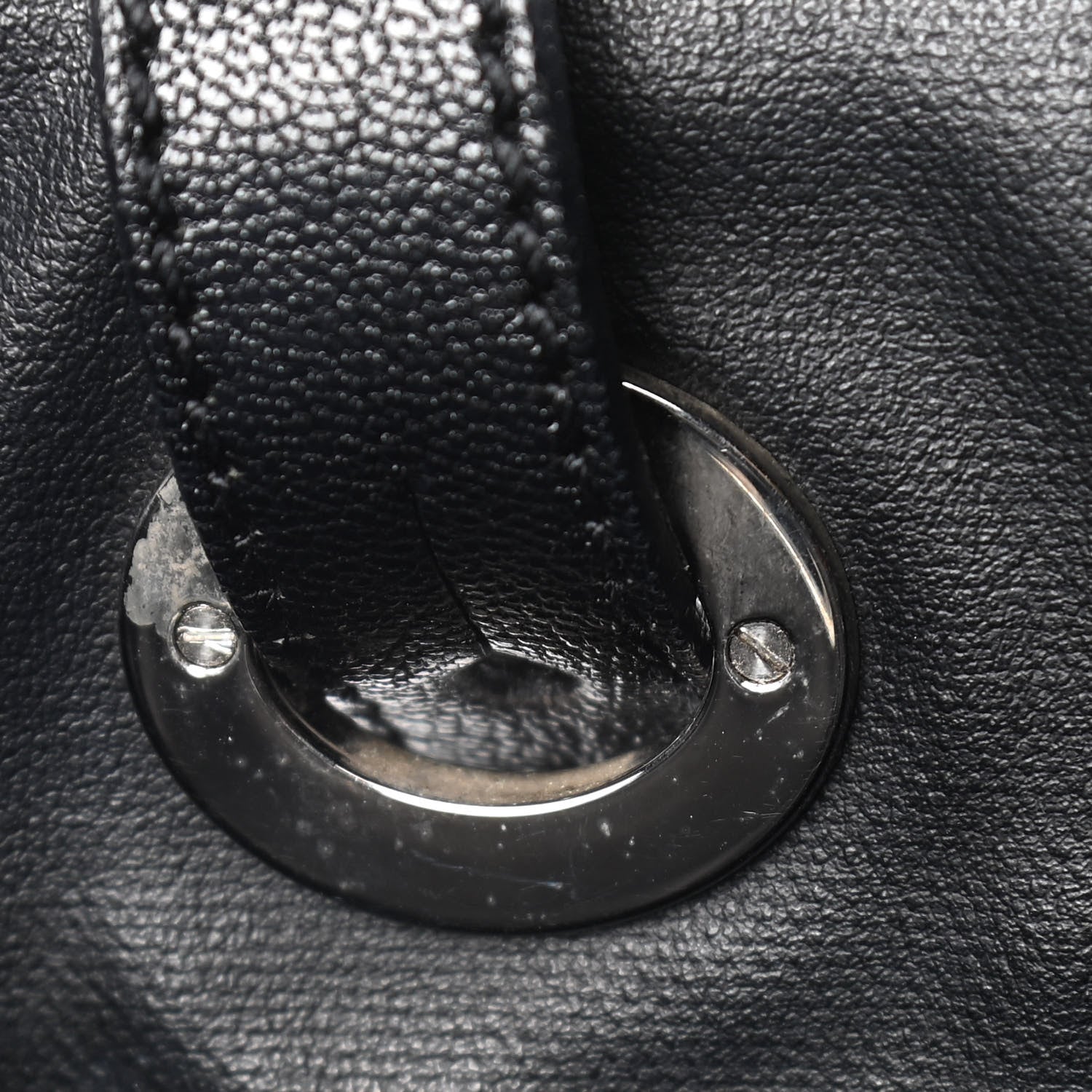 Chanel Coated Canvas Quilted Large Paris Biarritz Tote Black 11 of 19
