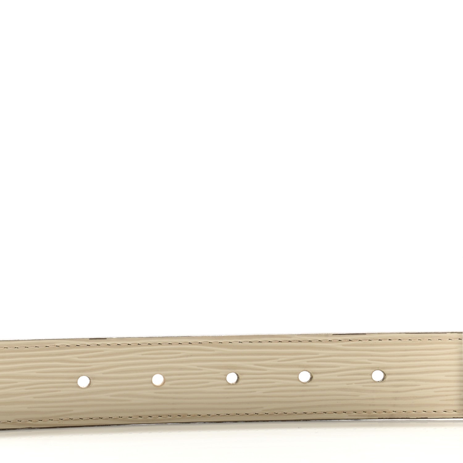 Louis Vuitton Epi LV Initiales Belt 85 34 Ivory 3 of 10