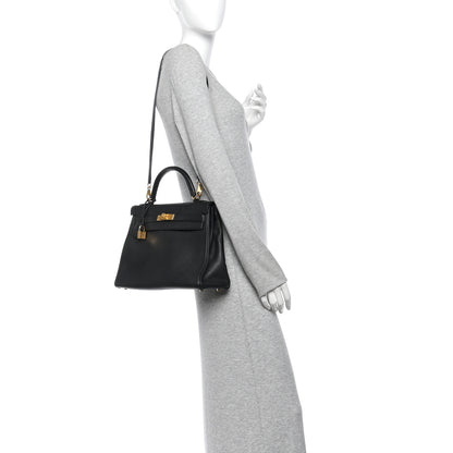Hermes Togo Kelly Retourne 32 Black 2 of 11