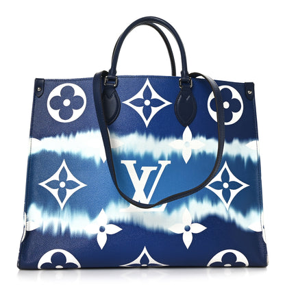 Louis Vuitton Monogram Escale Onthego GM Blue 1 of 8