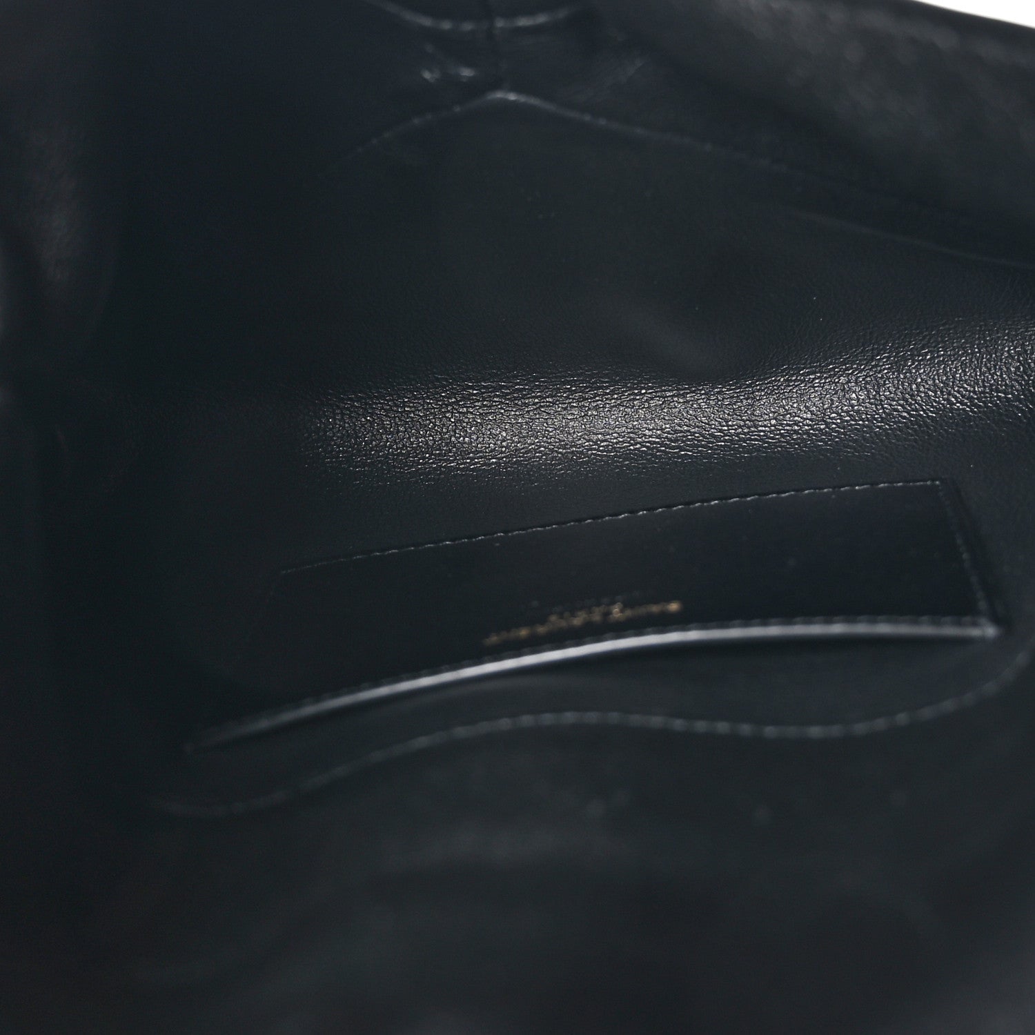 Saint Laurent Lambskin Small Cassandre Envelope Pouch Black 5 of 9