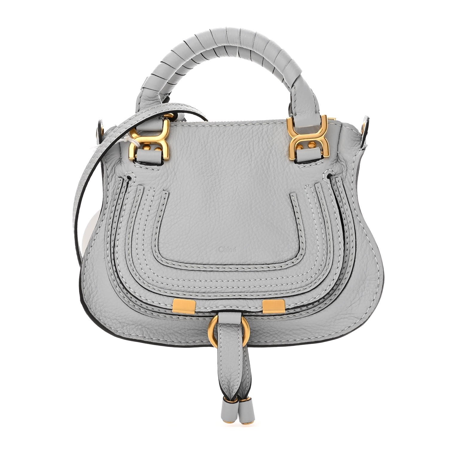 Chloe Calfskin Mini Marcie Satchel Light Cloud 1 of 10