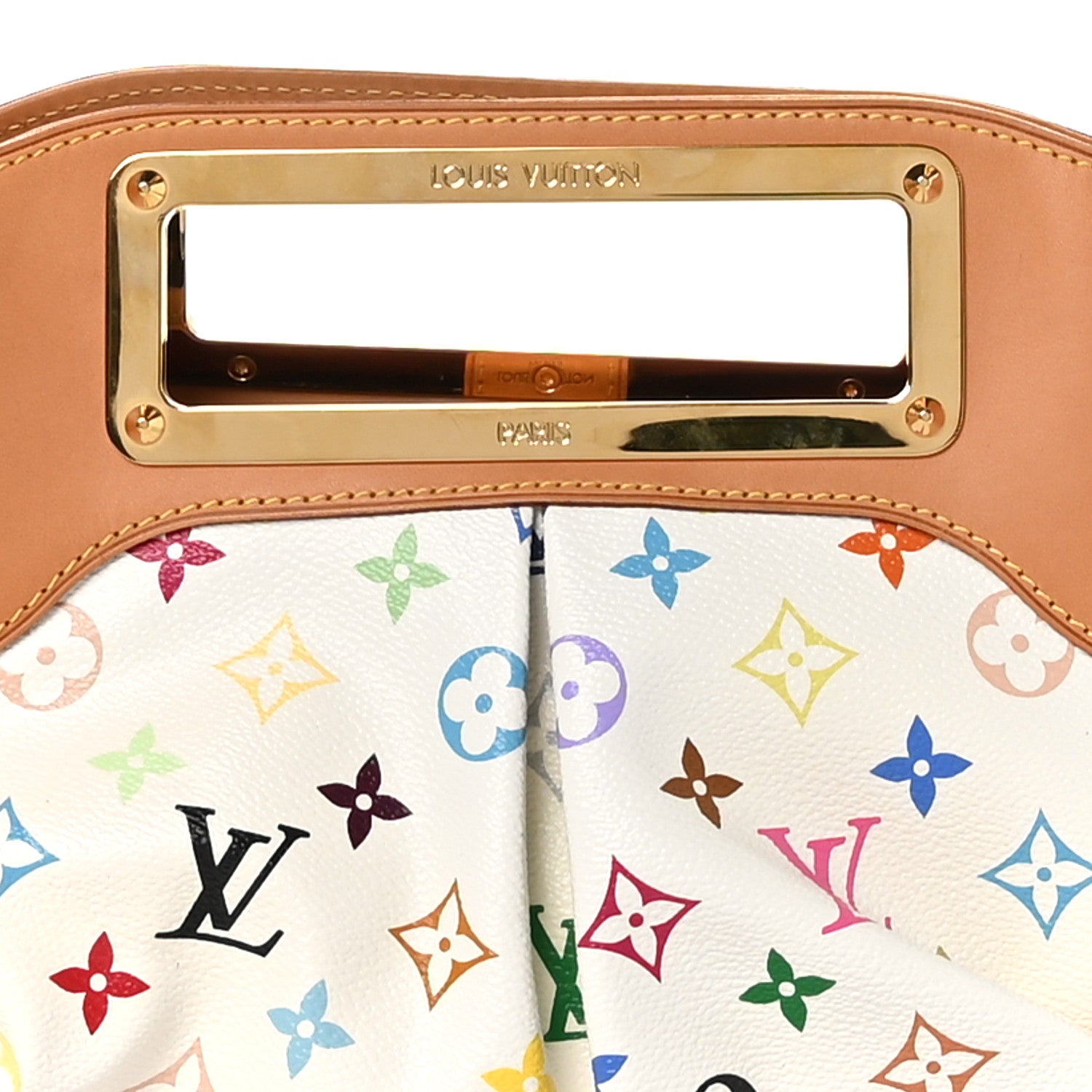 Louis Vuitton Monogram Multicolor Judy MM White 7 of 9