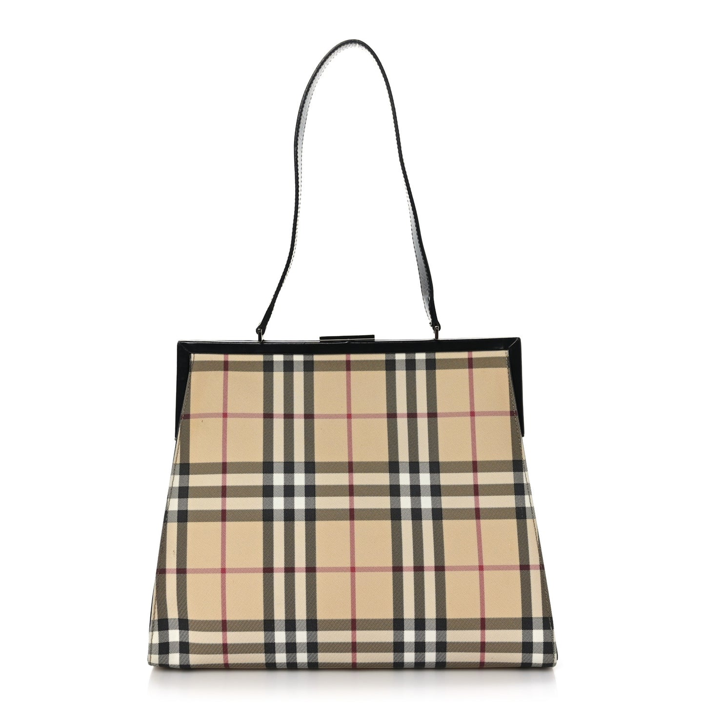 House Check Frame Bag Black