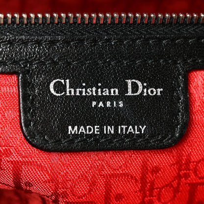 Christian Dior Lambskin Cannage XL Lady Dior Black 6 of 10