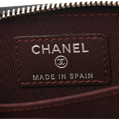 Chanel Lambskin Quilted Zip Coin Purse Black 6 of 7