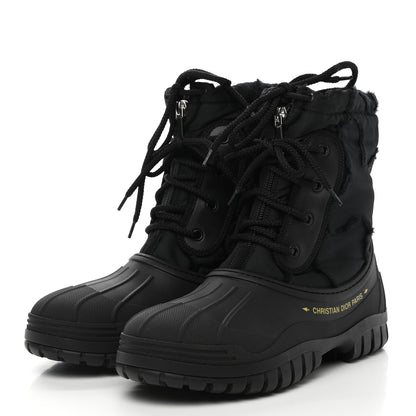 Christian Dior Rubber Nylon D-Venture Boots 39 Black 3 of 8
