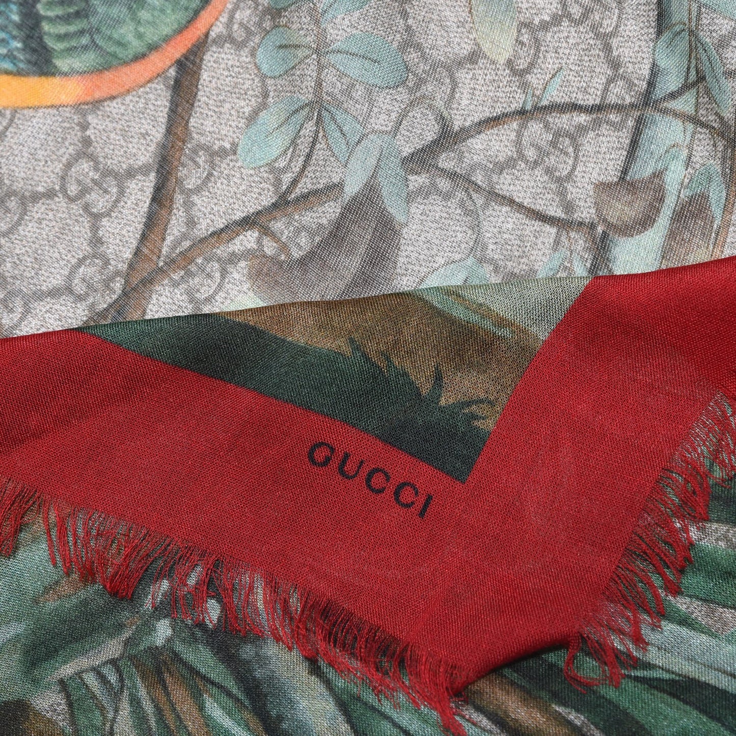 Silk Tian Square Scarf Multicolor