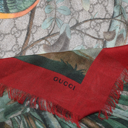 Gucci Silk Tian Square Scarf Multicolor 3 of 5