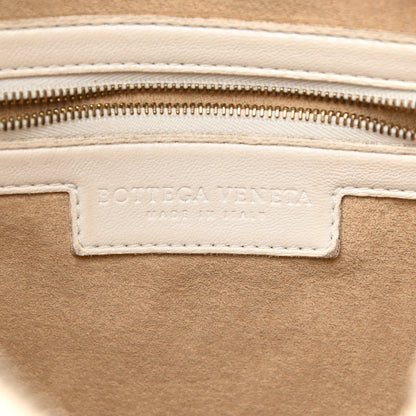 Bottega Veneta Nappa Intrecciato Medium Veneta Chain Hobo White 5 of 12