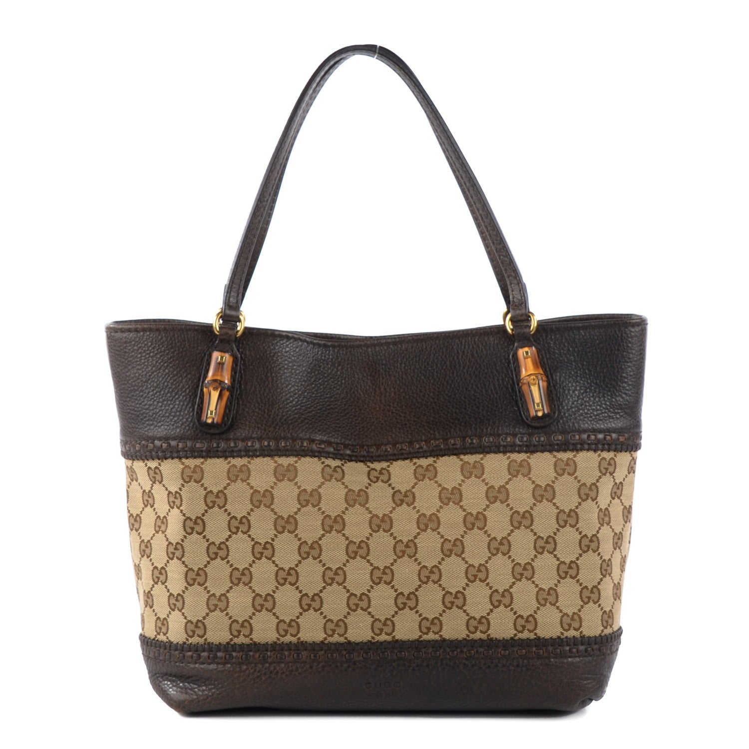Gucci Monogram Medium Laidback Crafty Tote Dark Brown 1 of 7