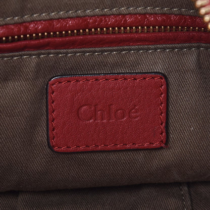 Chloe Calfskin Large Marcie Hobo Garnet 6 of 12