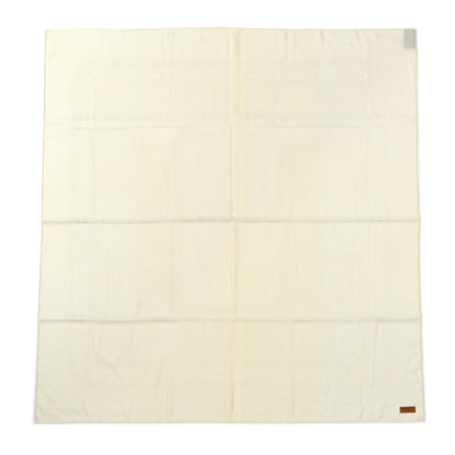 Hermes Cashmere Silk Bouclerie Moderne scarf 115 Ivoire 1 of 6