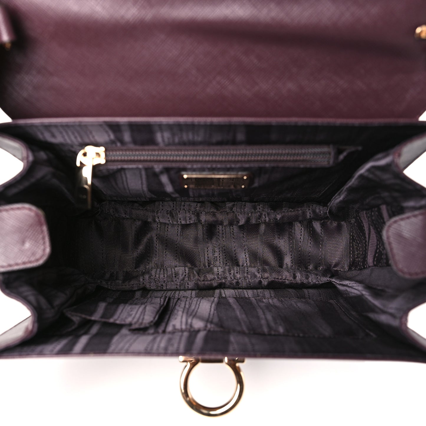 Pebbled Calfskin Katia Top Handle Satchel Oxford