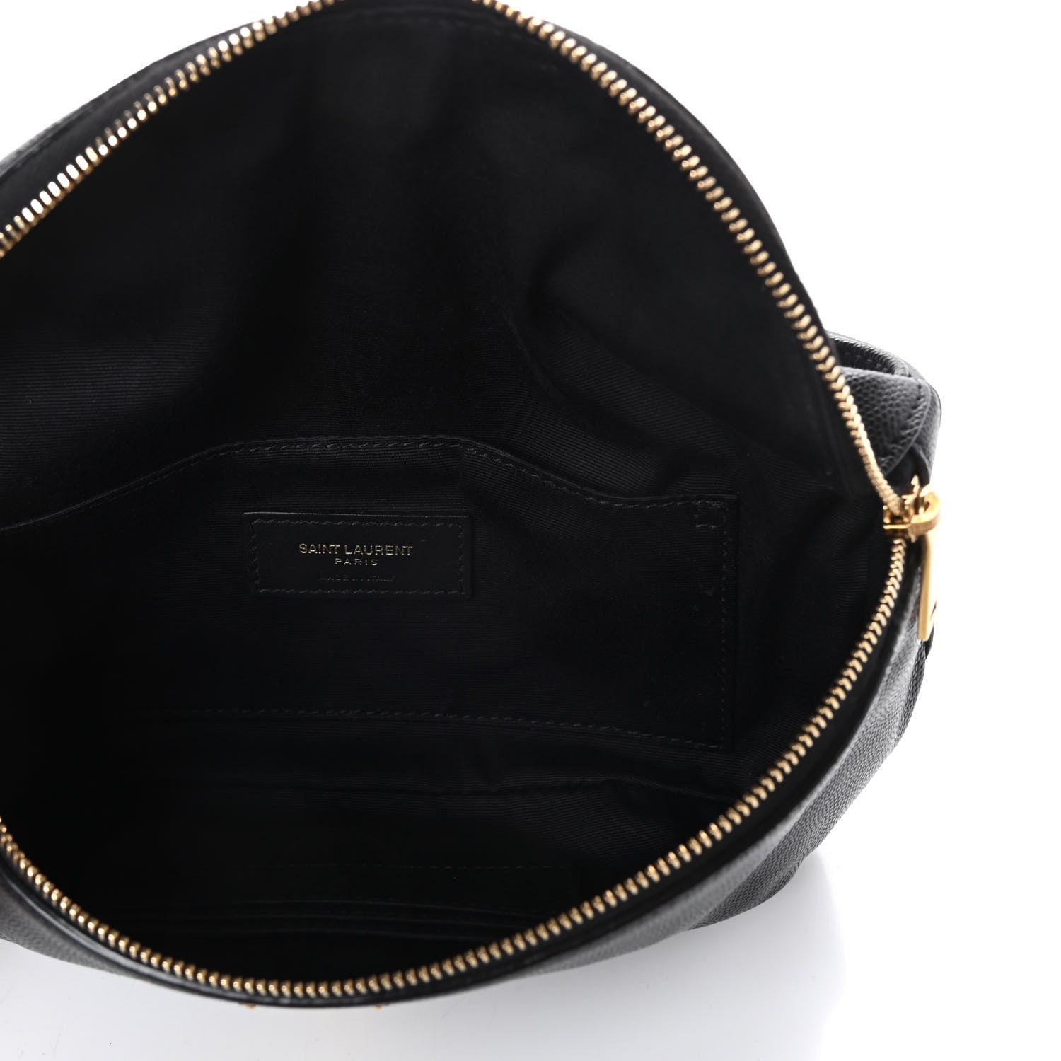 Saint Laurent Grain De Poudre Monogram Belt Bag Black 5 of 9