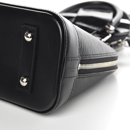 Louis Vuitton Epi Alma BB Black 7 of 10