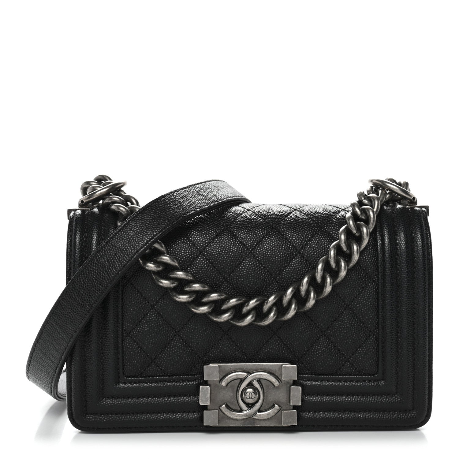 Chanel Caviar Quilted Small Boy Flap Black 1 of 10