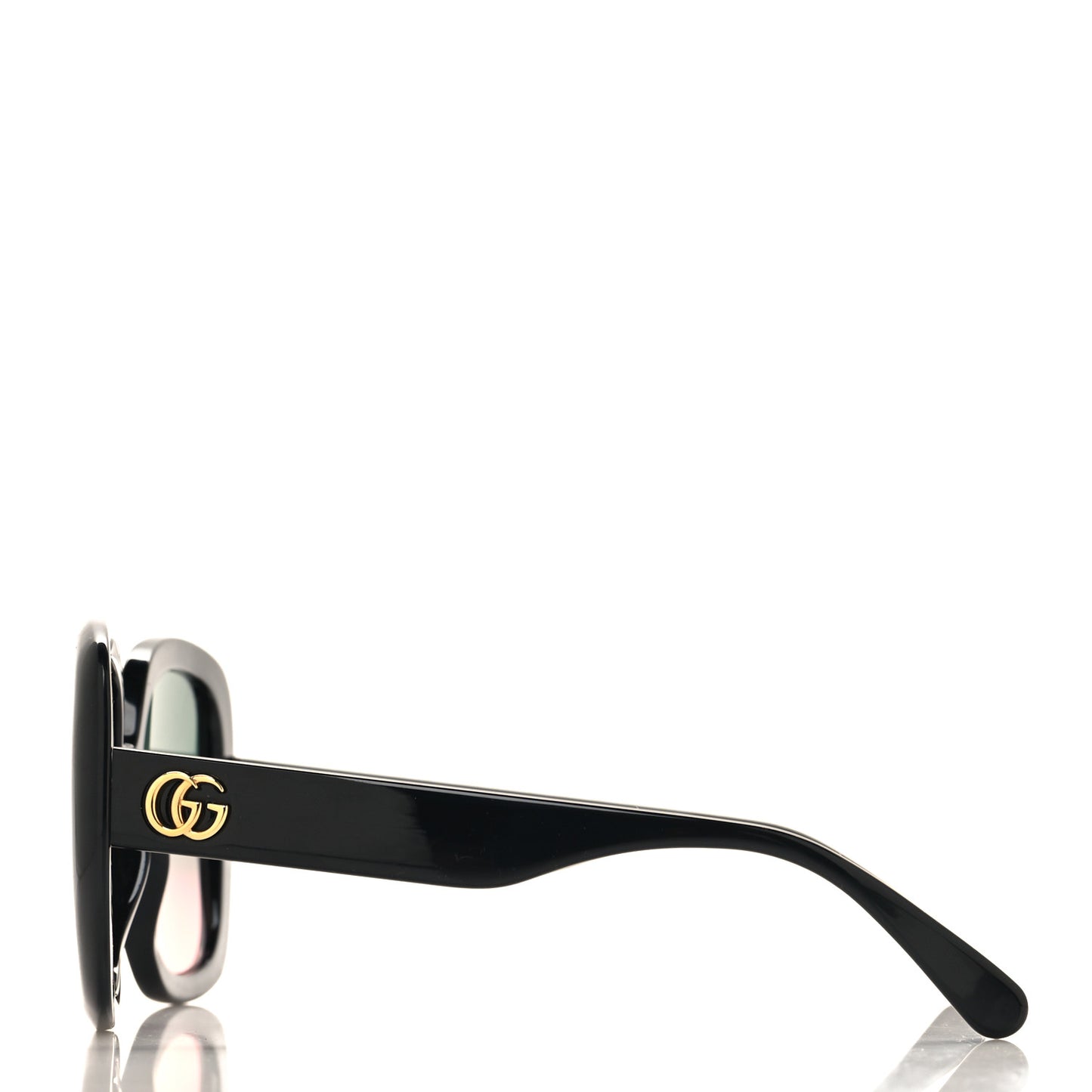Acetate Square GG Web Sunglasses GG0713S Black