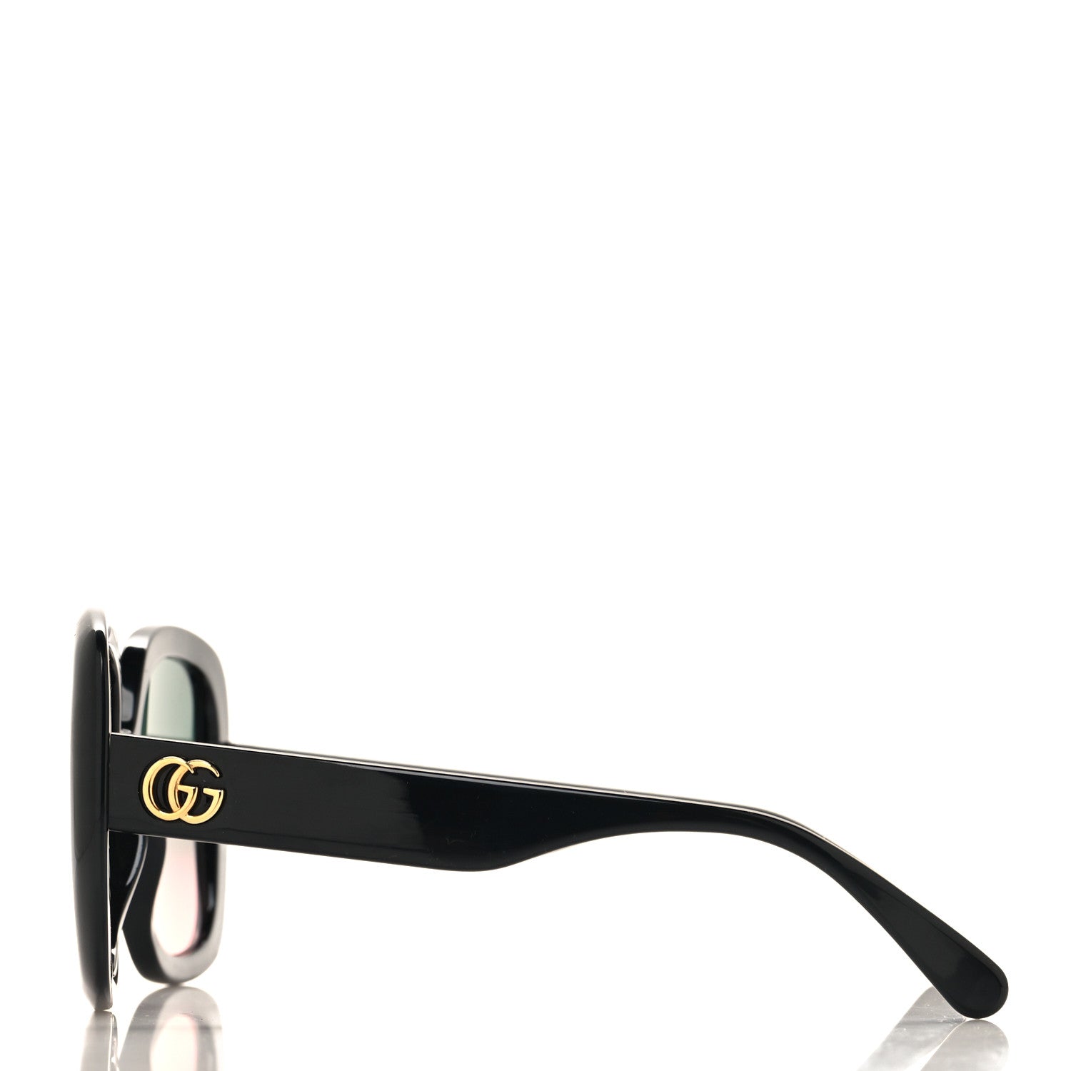 Gucci Acetate Square GG Web Sunglasses GG0713S Black 3 of 7