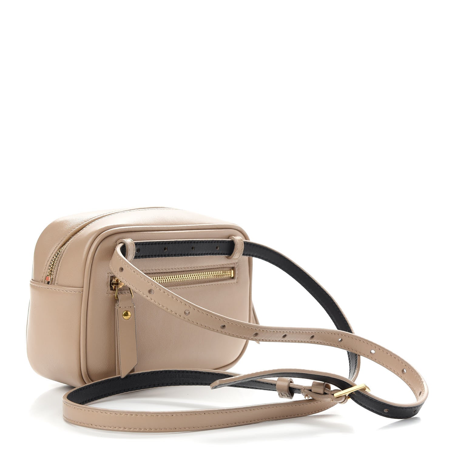 Saint Laurent Calfskin Matelasse Monogram Lou Belt Bag Dark Beige 3 of 9