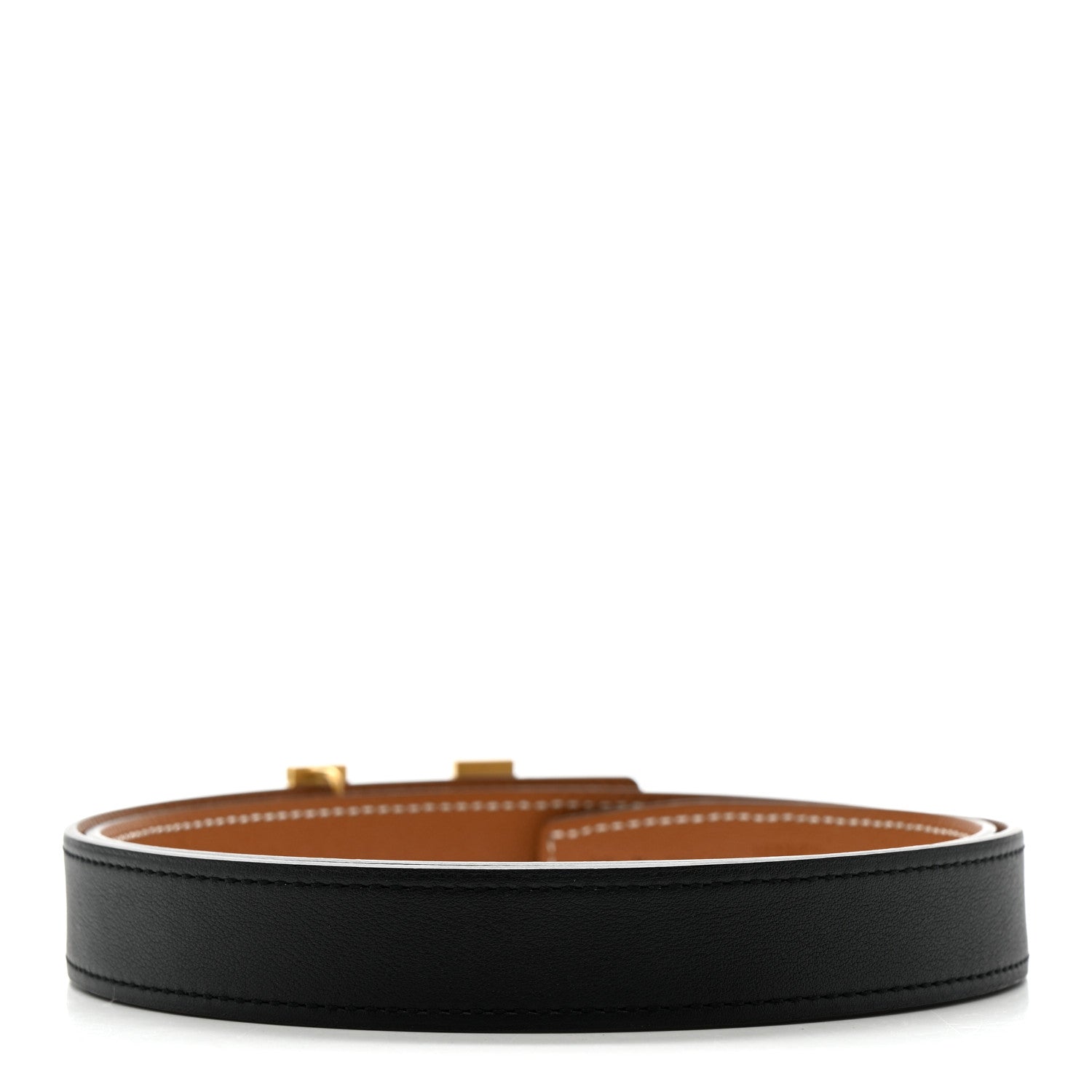Hermes Swift Epsom 24mm Mini Constance H Belt 80 32 Black Gold 80/32 Black Gold 2 of 7