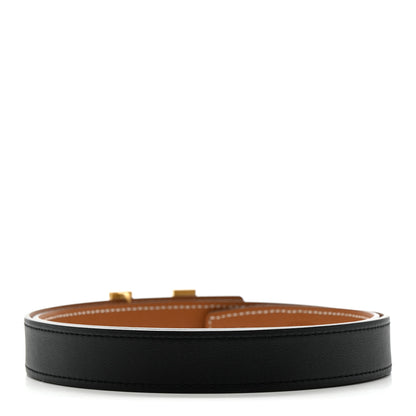 Hermes Swift Epsom 24mm Mini Constance H Belt 80 32 Black Gold 80/32 Black Gold 2 of 7