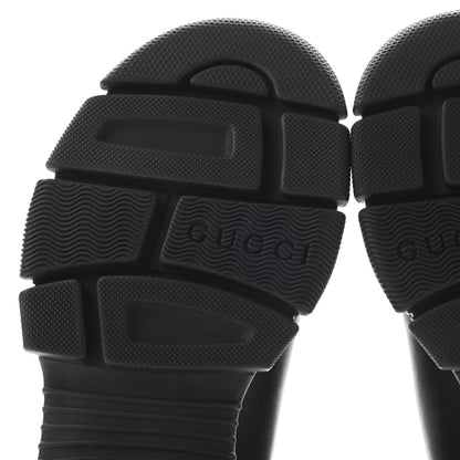Gucci Calfskin Logo Ankle Boots 37 Black 6 of 8
