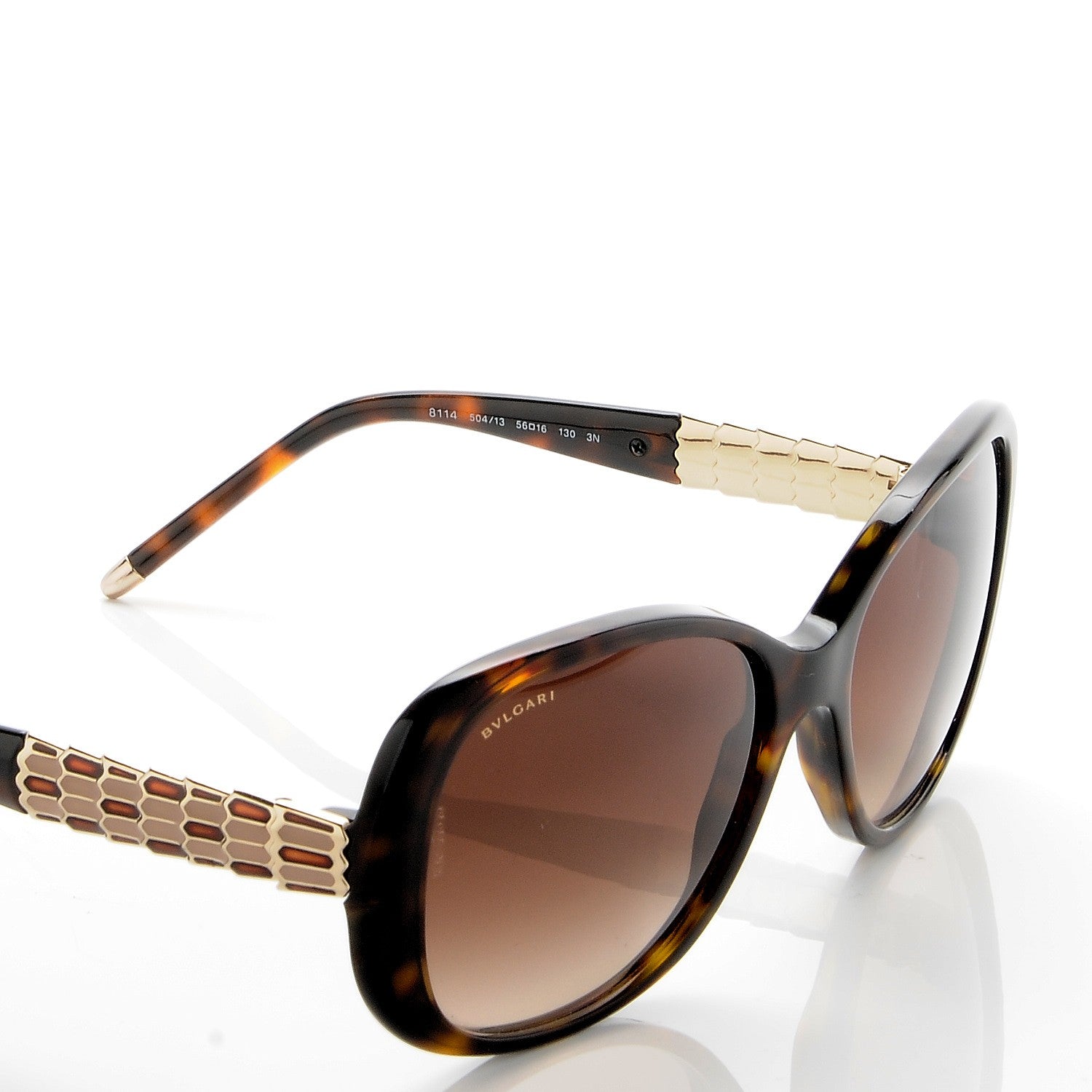 Bulgari Serpenti 8114 Sunglasses Tortoise 6 of 9