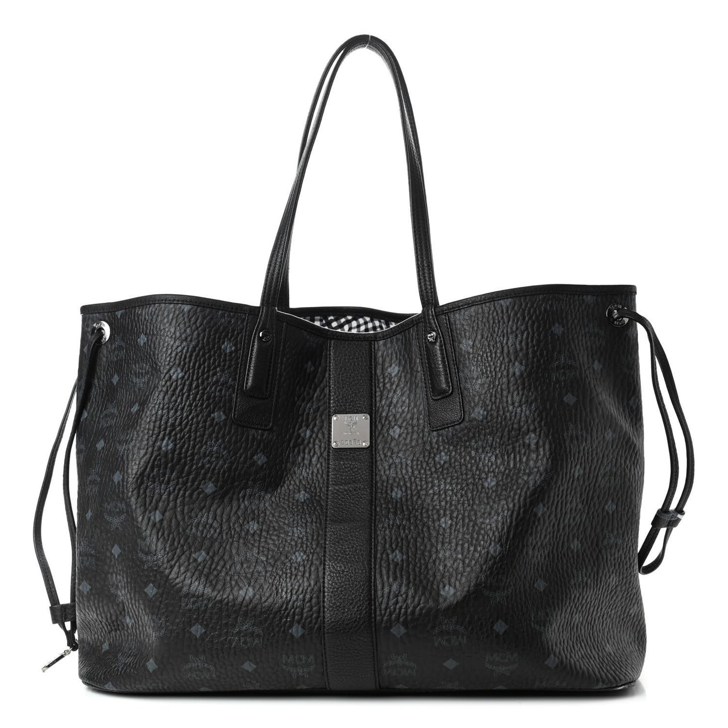 Visetos Large Liz Reversible Shopper Tote Black
