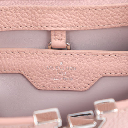 Louis Vuitton Taurillon Studded Flowers Capucines BB Magnolia 6 of 9