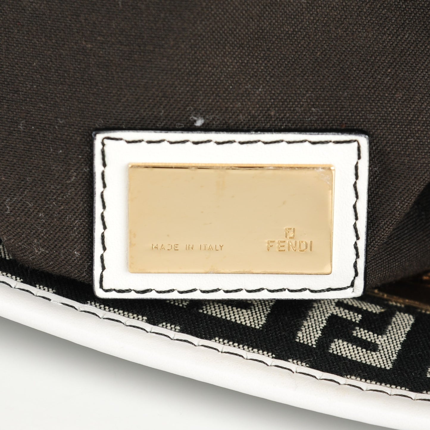 Zucchino Vitello Tote Black White