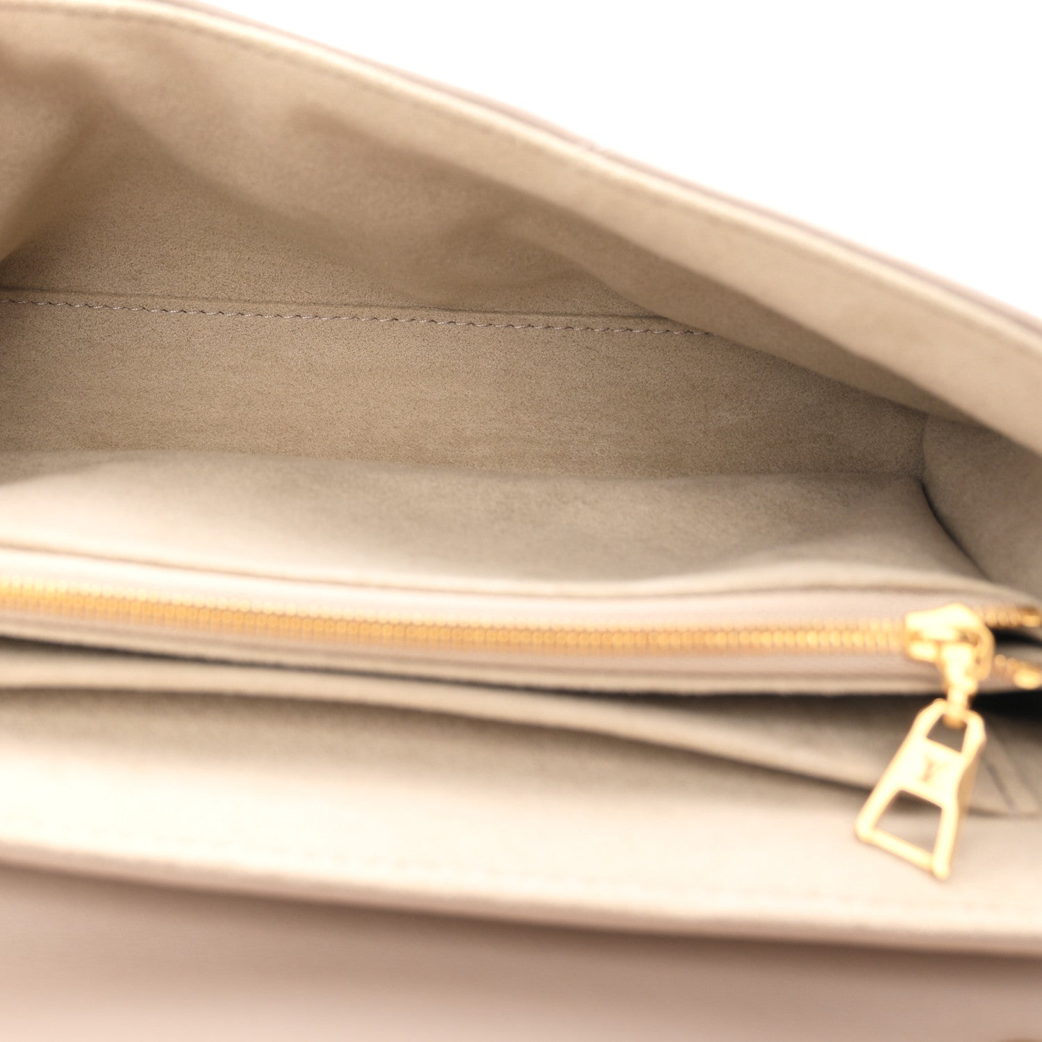 Louis Vuitton Calfskin LV New Wave Chain Bag Taupe 5 of 9