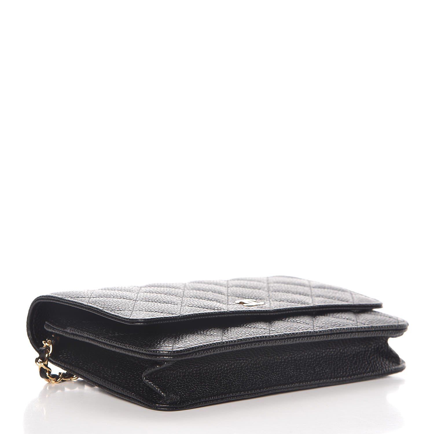 Chanel Caviar Quilted Wallet On Chain WOC Black 4 of 11