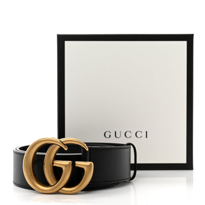 Gucci Calfskin Double G 40mm Belt 85 34 Black 6 of 6