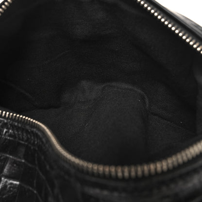 Givenchy Calfskin Crocodile Embossed Medium Pandora Black 5 of 13