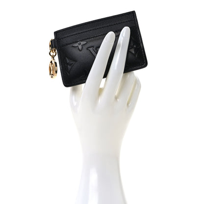 Louis Vuitton Empreinte Monogram LV Charms Card Holder Black 2 of 9