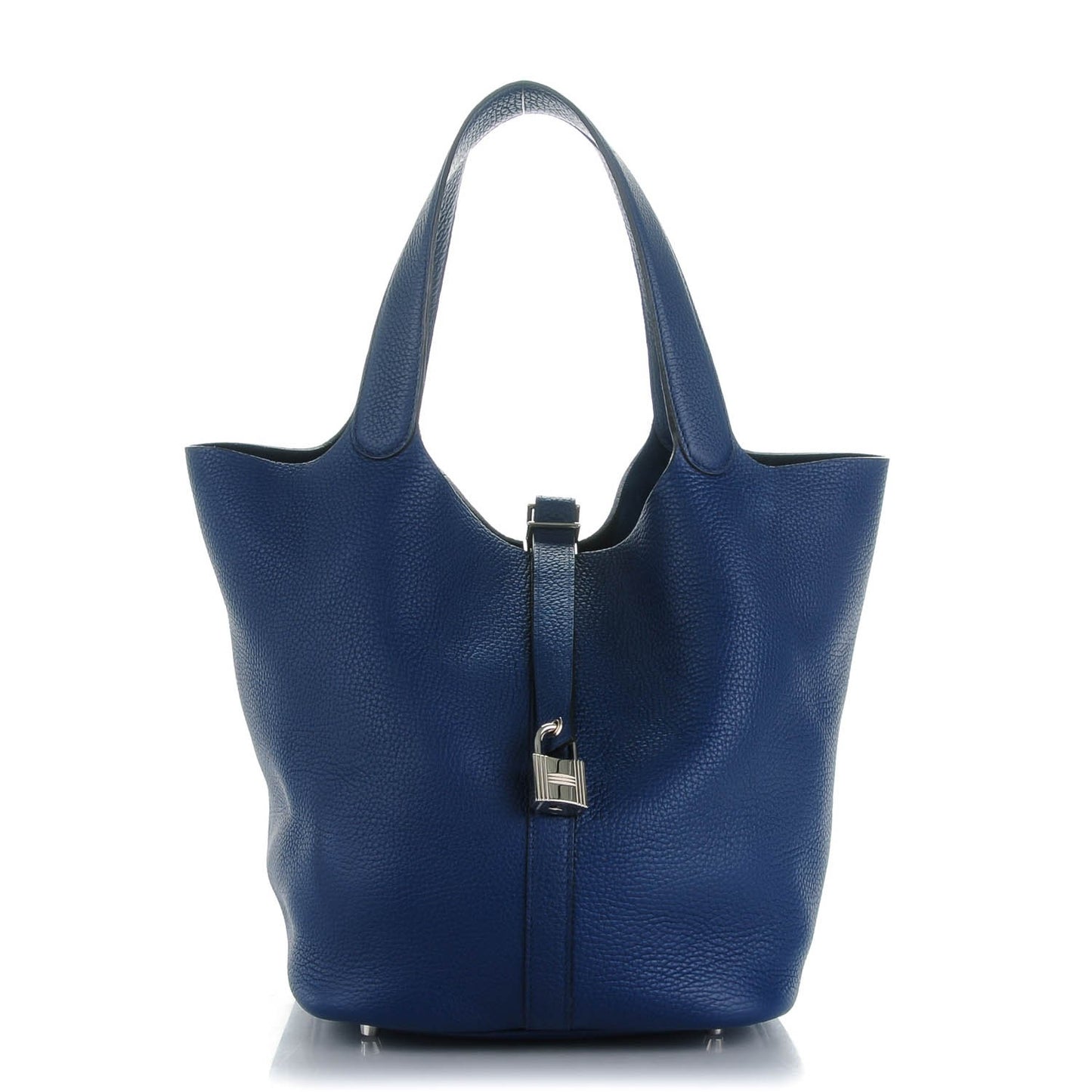 Taurillon Clemence Picotin Lock 26 GM Bleu Nuit