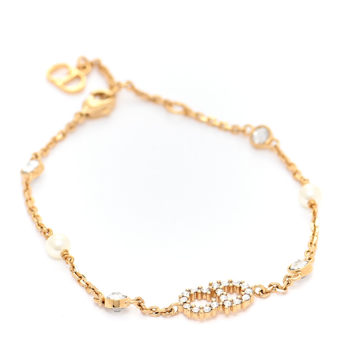 Pearl Clair D Lune Bracelet Gold
