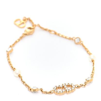 Christian Dior Pearl Clair D Lune Bracelet Gold 1 of 5