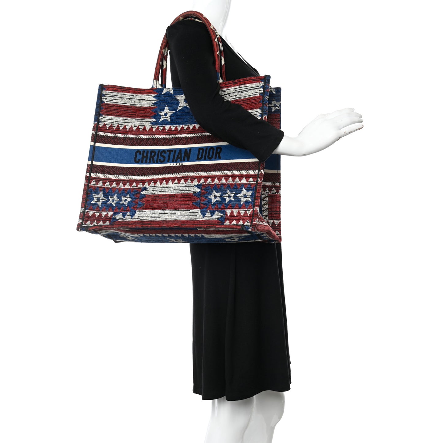 Canvas Embroidered Exclusive US Book Tote Multicolor