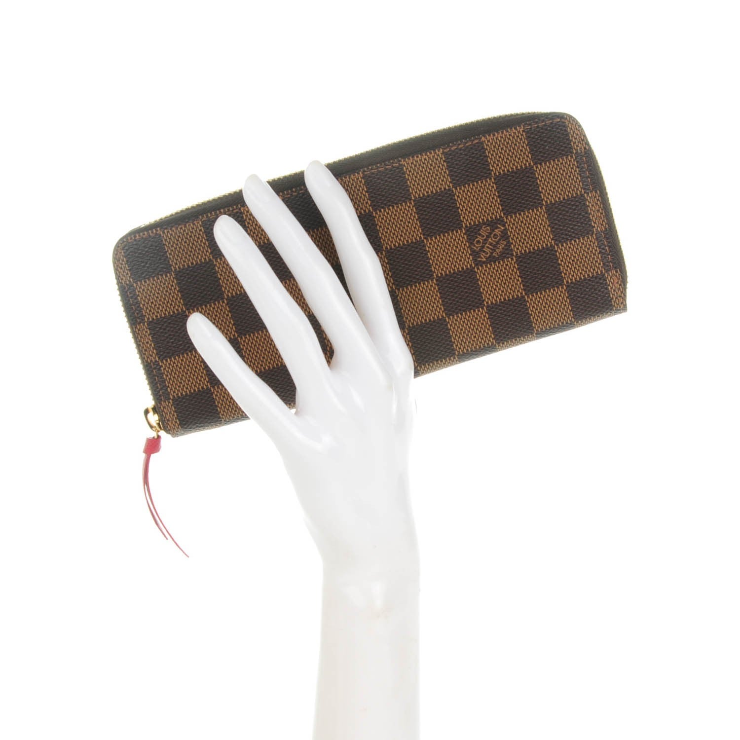 Louis Vuitton Damier Ebene Clemence Wallet 2 of 7