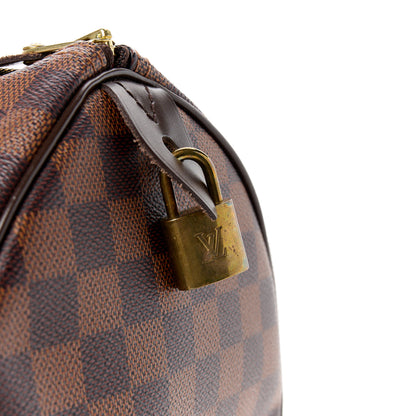 Louis Vuitton Damier Ebene Speedy 30 8 of 13