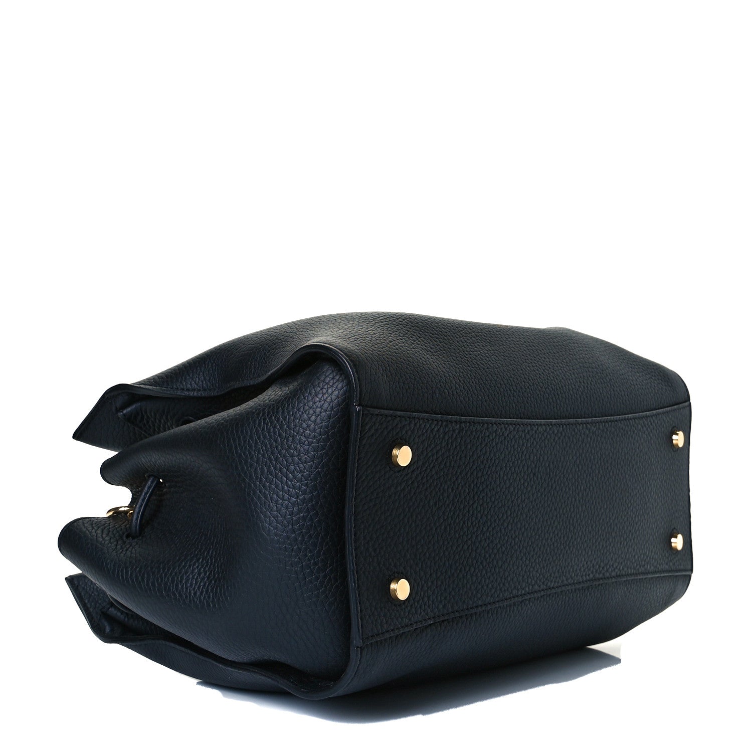 Mulberry Heavy Grain Iris Tote Midnight Black 4 of 5