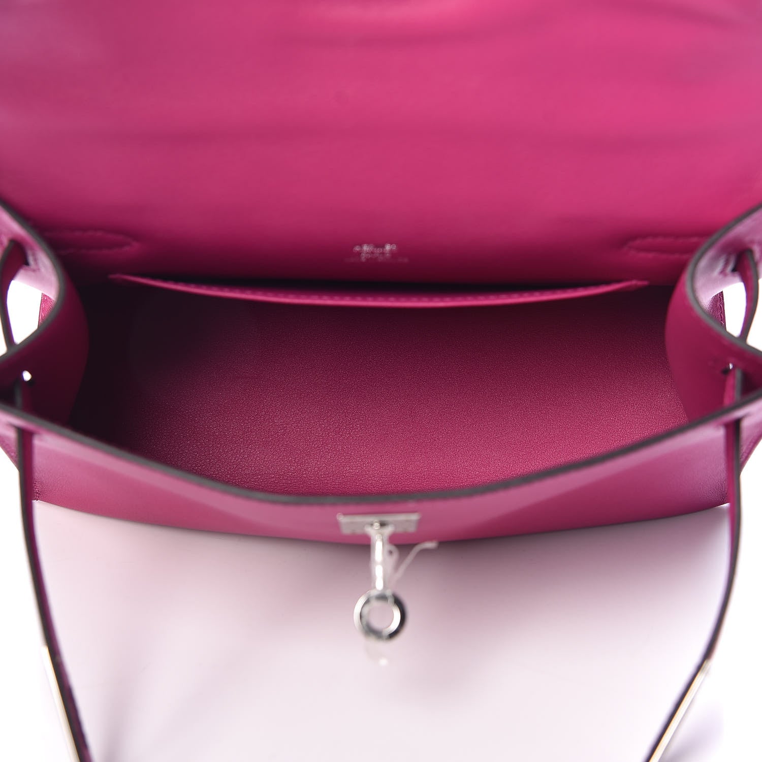 Hermes Swift Kelly Pochette Clutch Rose Pourpre 7 of 28