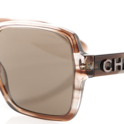 Chanel Acetate Square Sunglasses 5408-A Brown 7 of 8