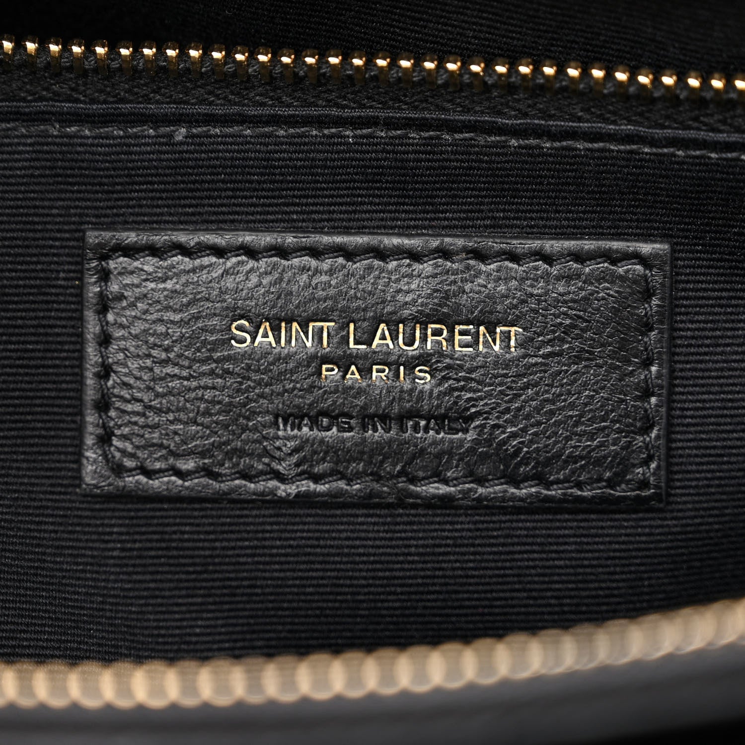 Saint Laurent Calfskin Y Quilted Monogram Large Loulou Chain Satchel Black 6 of 11