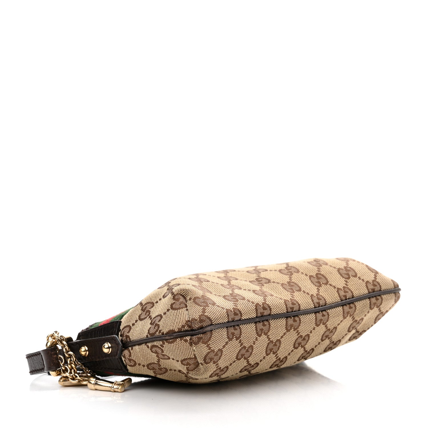 Gucci Monogram Web Pochette Dark Brown 4 of 9