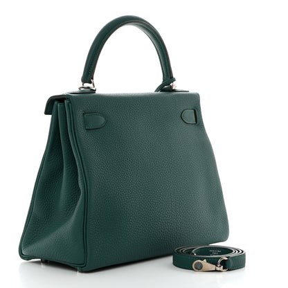 Hermes Togo Kelly Retourne 28 Malachite 2 of 11